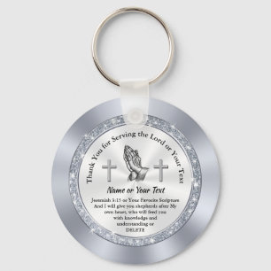 Aangepaste goedkope cadeaus voor kerkelijke vrijwi sleutelhanger