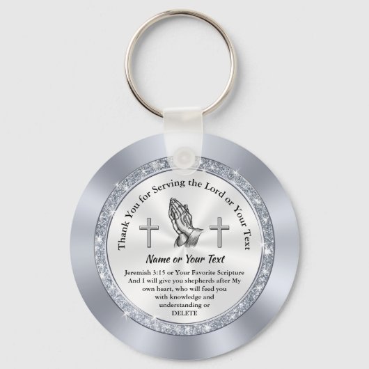 Aangepaste goedkope cadeaus voor kerkelijke vrijwi sleutelhanger (Voorkant)