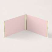 Aangepaste Gold Blush Pink White Sjabloon Professi Visitekaartje (Binnen)