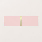 Aangepaste Gold Blush Pink White Sjabloon Professi Visitekaartje (Binnenkant ongevouwen)