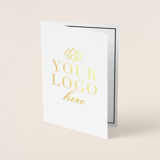 Aangepaste Gold Corporate Company Event Uitnodigin Folie Kaarten (Voorkant)