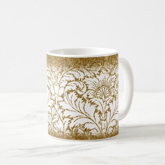 Aangepaste Gold Design Coffee Mok Cup (Voorkant rechts)