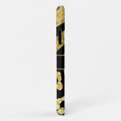 Aangepaste Gold- en zwarte dierlijke afdrukken Case-Mate iPhone Case (Achterkant/rechts)