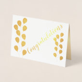 Aangepaste Gold Foil-creditcard Folie Kaarten (Voorkant)
