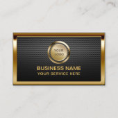 Aangepaste Gold Logo Professional-metalen construc Visitekaartje (Voorkant)