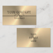 Aangepaste Gold Metallic afwerking Visitekaartje (Voorkant / Achterkant)