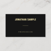 Aangepaste Gold Name Tekst Eenvoudige Sjabloon Mod Visitekaartje (Voorkant)