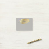 Aangepaste Gold Smudge Post-notities Post-it® Notes (Op bureau)