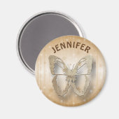 Aangepaste Gold Stars en Butterfly Magnet (Voorkant / Achterkant)