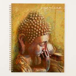 Aangepaste Golden Buddha met prijsopgave Planner