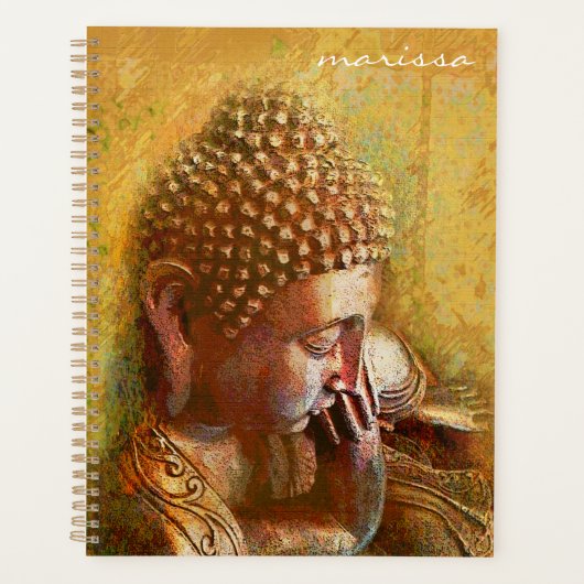 Aangepaste Golden Buddha met prijsopgave Planner (Voorkant)