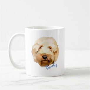 Aangepaste Golden Doodle Mok Cute Dog Cup