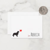 Aangepaste golden-opvraagkaarten notitiekaartje (Voorkant / Achterkant in situ)