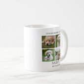 Aangepaste Golden Retriever 8 Foto Koffiemok (Voorkant rechts)