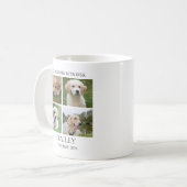 Aangepaste Golden Retriever 8 Foto Koffiemok (Voorkant links)