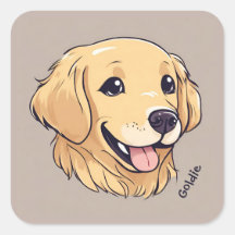 Aangepaste Golden Retriever Dog