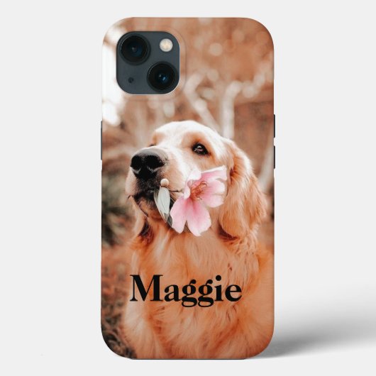 Aangepaste Golden Retriever Foto - Hondenliefhebbe Case-Mate iPhone Case (Achterkant)