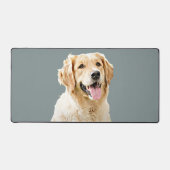 Aangepaste Golden Retriever Hond Gepersonaliseerd  Bureaumat (Voorkant)