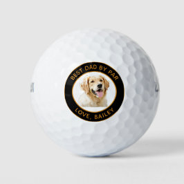 Aangepaste Golden Retriever Hond Gepersonaliseerd  Golfballen