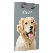 Aangepaste Golden Retriever Hond Gepersonaliseerd  Klembord (Rechts)