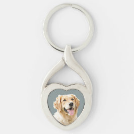 Aangepaste Golden Retriever Hond Gepersonaliseerd  Sleutelhanger