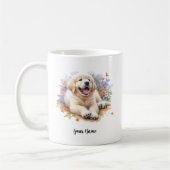 Aangepaste Golden Retriever Mok met Quote (Links)
