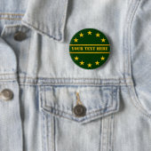 AANGEPASTE GOLDEN STARS, knop Ronde Button 5,7 Cm (In situ)