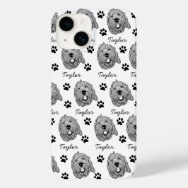 Aangepaste Goldendoodle Hond gepersonaliseerde tek Case-Mate iPhone 14 Hoesje