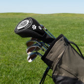 Aangepaste Goldendoodle Hond gepersonaliseerde tek Golfheadcover (Insitu)