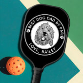 Aangepaste Goldendoodle Hond gepersonaliseerde tek Pickleball Paddle