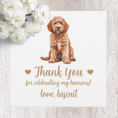 Aangepaste Goldendoodle Hond Huwelijksgunst Labels