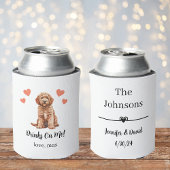 Aangepaste Goldendoodle Pet Wedding Koelbox Blikjeskoeler