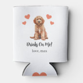 Aangepaste Goldendoodle Pet Wedding Koelbox Blikjeskoeler (Voorkant)