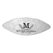 Aangepaste Golf Ball Pattern Naam Monogram Age American Football (Paneel)