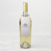 Aangepaste Golf Ball Pattern Name Monogram Age Flessenhanger (Op fles)