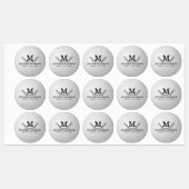 Aangepaste Golf Ball Pattern Name Monogram Age Labels (Vel)