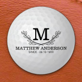 Aangepaste Golf Ball Pattern Name Monogram Age Labels