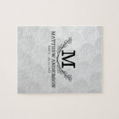 Aangepaste Golf Ball Pattern Name Monogram Age Legpuzzel (Horizontaal)