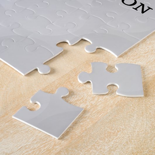 Aangepaste Golf Ball Pattern Name Monogram Age Legpuzzel (Zijkant)