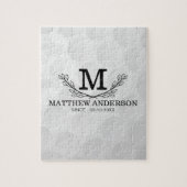 Aangepaste Golf Ball Pattern Name Monogram Age Legpuzzel (Verticaal)