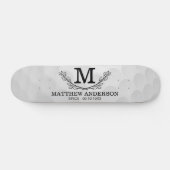 Aangepaste Golf Ball Pattern Name Monogram Age Persoonlijk Skateboard (Horizontaal)