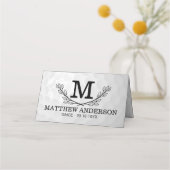 Aangepaste Golf Ball Pattern Name Monogram Age Plaatskaartje (Achterkant)