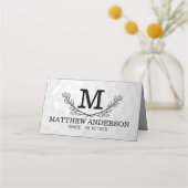 Aangepaste Golf Ball Pattern Name Monogram Age Plaatskaartje (Voorkant)