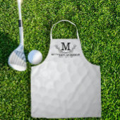 Aangepaste Golf Ball Pattern Name Monogram Age Schort