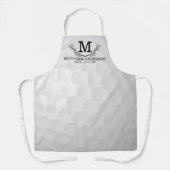 Aangepaste Golf Ball Pattern Name Monogram Age Schort (Voorkant)