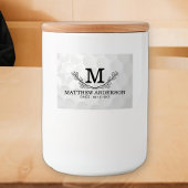 Aangepaste Golf Ball Pattern Name Monogram Age Voedselcontainer Etiket