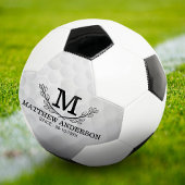 Aangepaste Golf Ball Pattern Name Monogram Age Voetbal