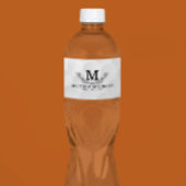 Aangepaste Golf Ball Pattern Name Monogram Age Waterfles Etiket