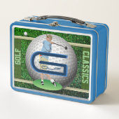 Aangepaste Golf Classics On-Field Metal Lunchbox (Voorkant)