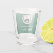 Aangepaste Golf Club Birdie Juice Shot Glas (Achterkant)